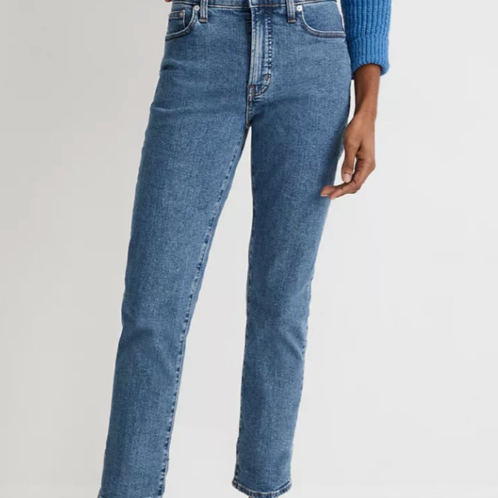 NWT Madewell Mid-Rise Perfect Vintage Jean in Knowland Wash - Size 28